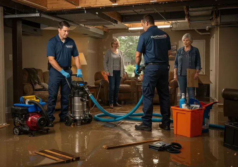 Basement Water Extraction and Removal Techniques process in Darmstadt, IN