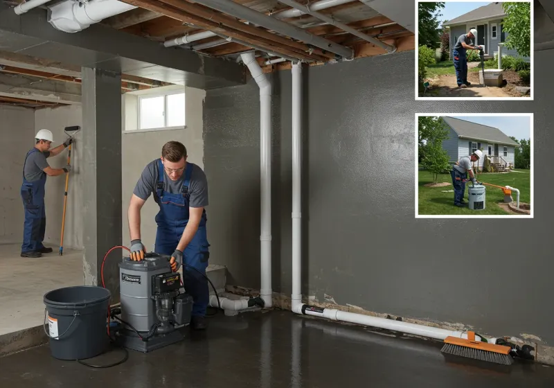 Basement Waterproofing and Flood Prevention process in Darmstadt, IN